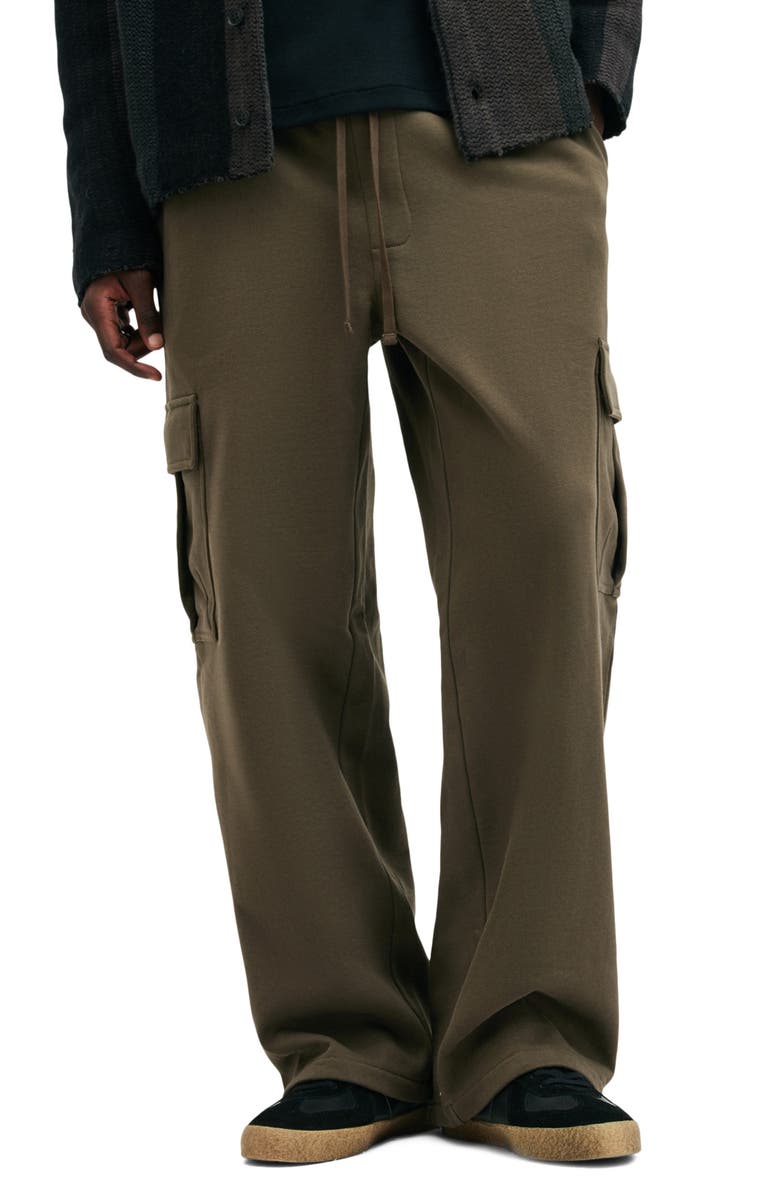 AllSaints Patton Cotton Cargo Sweatpants, Main, color, 