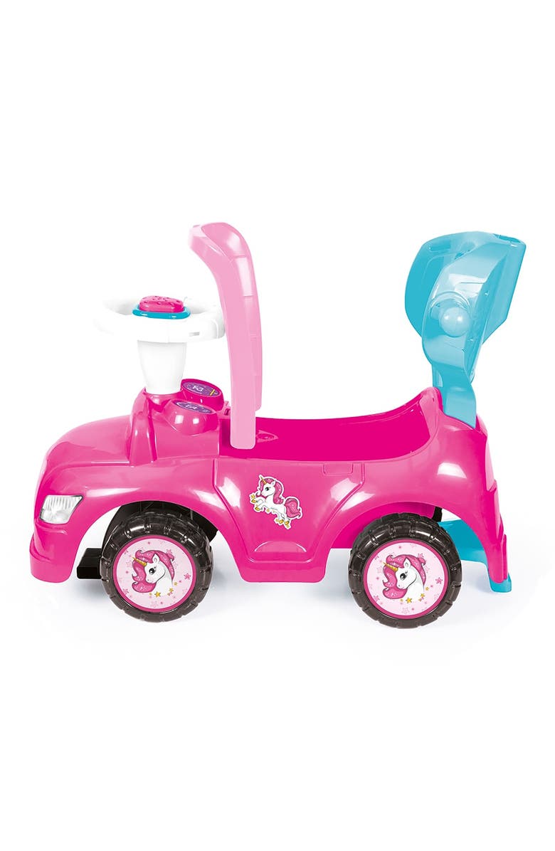Dolu Ride On Car 4 In 1 Walk and Drive Unicorn, Alternate, color, Multicolored