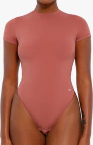 Popilush CloudSense Short Sleeve Crew Neck Tummy Control Shapewear Bodysuit