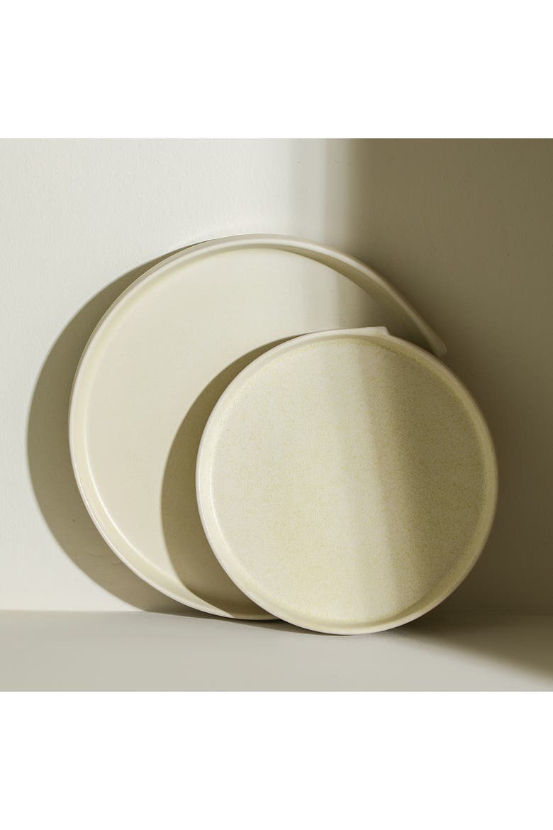 Bao Stoneware 4-Piece Dinner Plate Set, Alternate, color, Beige