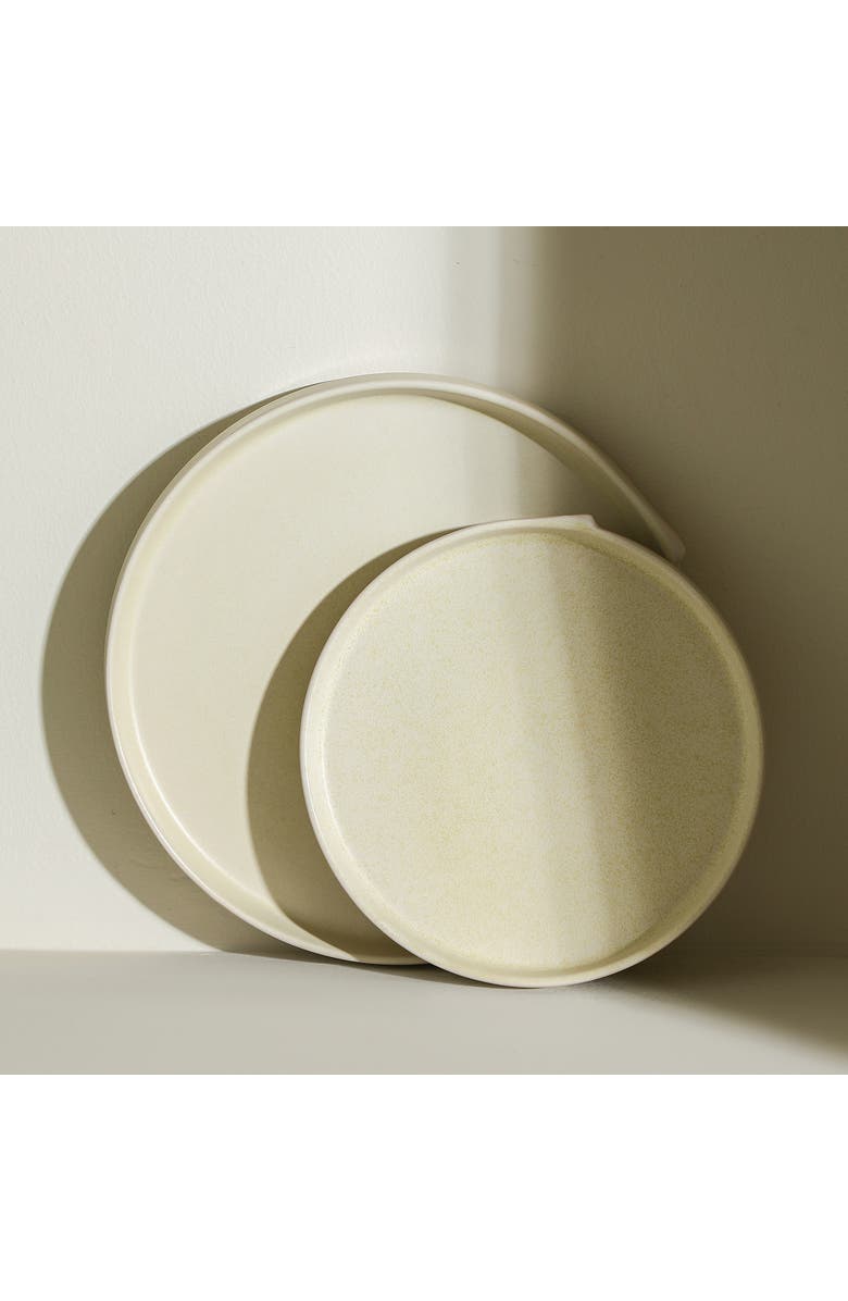 Stone Lain Bao Stoneware 4-Piece Dinner Plate Set, Alternate, color, Beige
