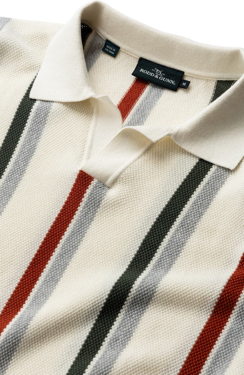 Rodd & Gunn Royce Hill Johnny Collar Polo, Alternate, color, Coconut