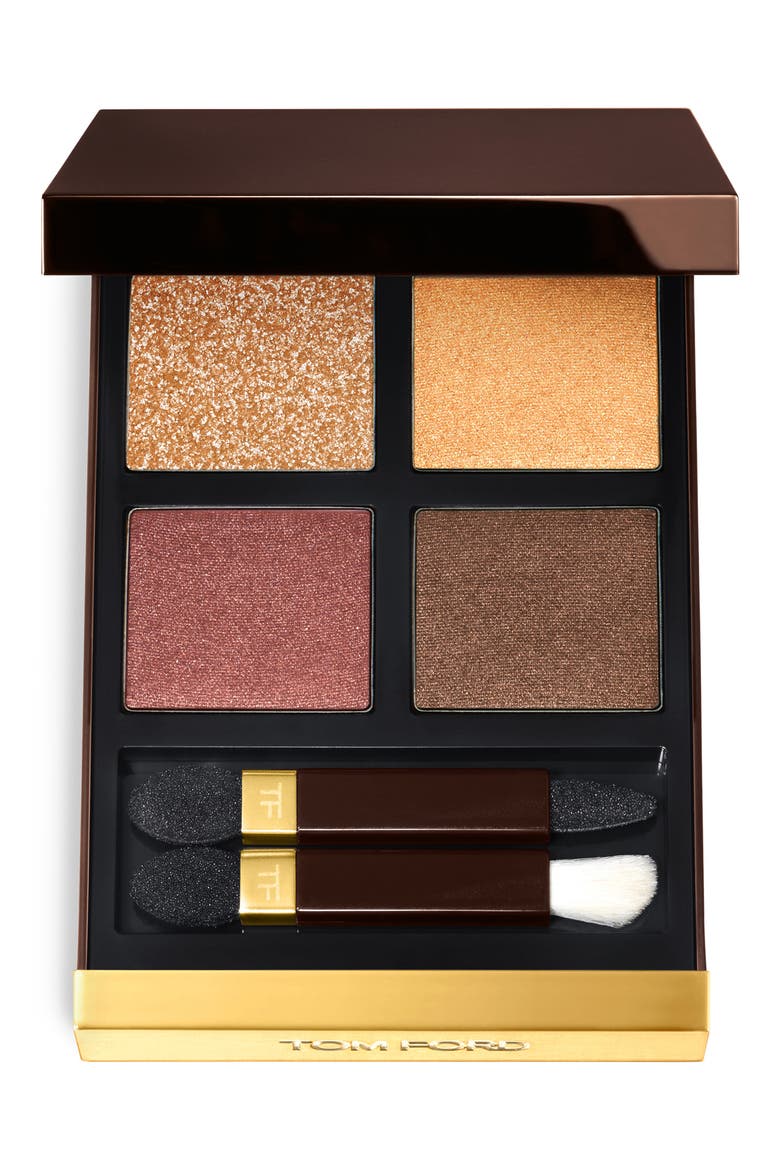 Eye Color Quad Eyeshadow Palette, Main, color, LEOPARD SUN