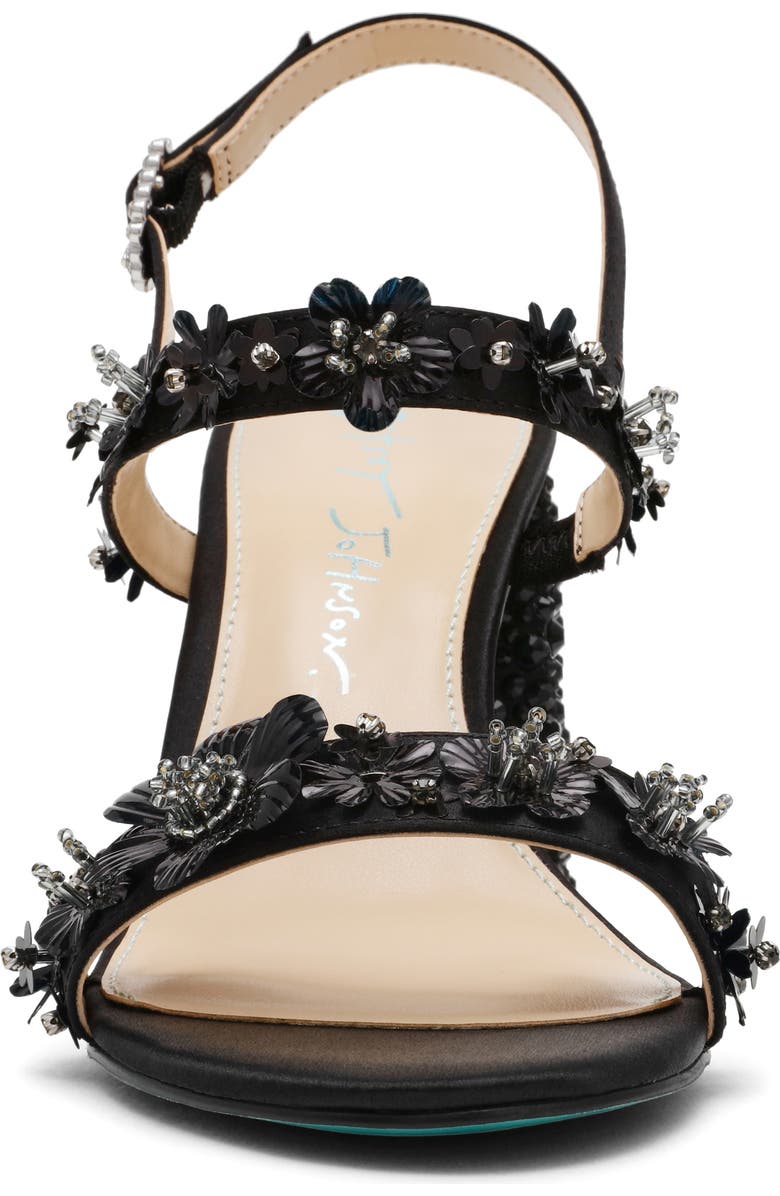 Betsey Johnson Drue Sandal, Alternate, color, Black