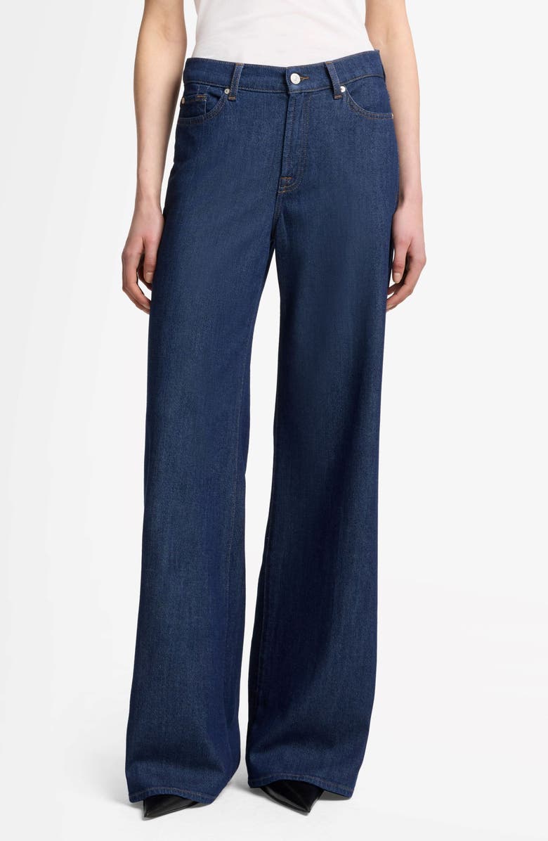 7 For All Mankind Weightless Lotta High Waist Wide Leg Jeans, Main, color,