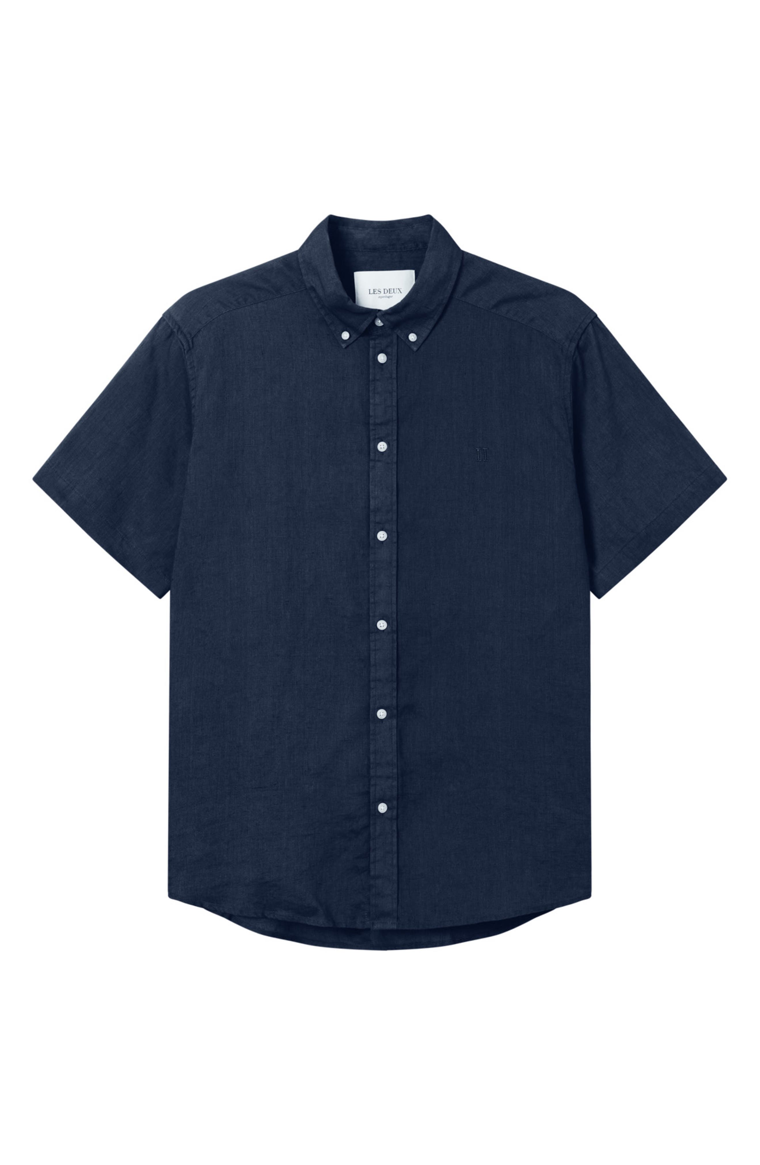 Les Deux Kris Linen Short Sleeve Shirt