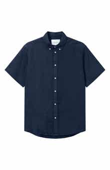 Les Deux Kris Linen Short Sleeve Shirt