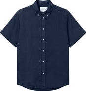 Les Deux Kris Linen Short Sleeve Shirt
