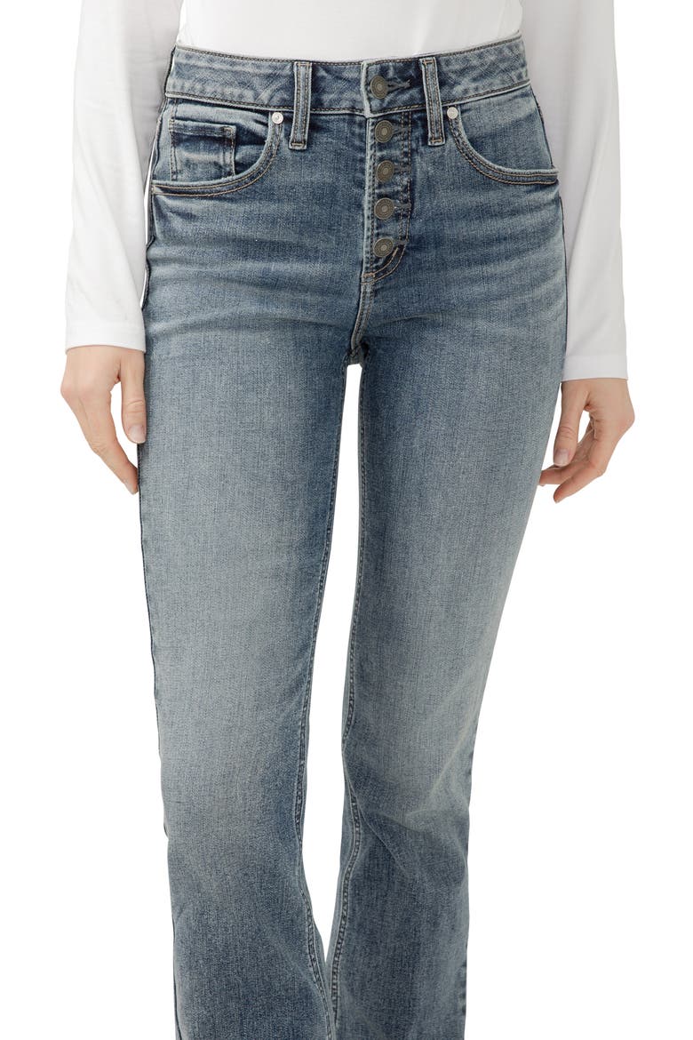 Avery Slim Bootcut Jeans, Alternate, color, KIRBY