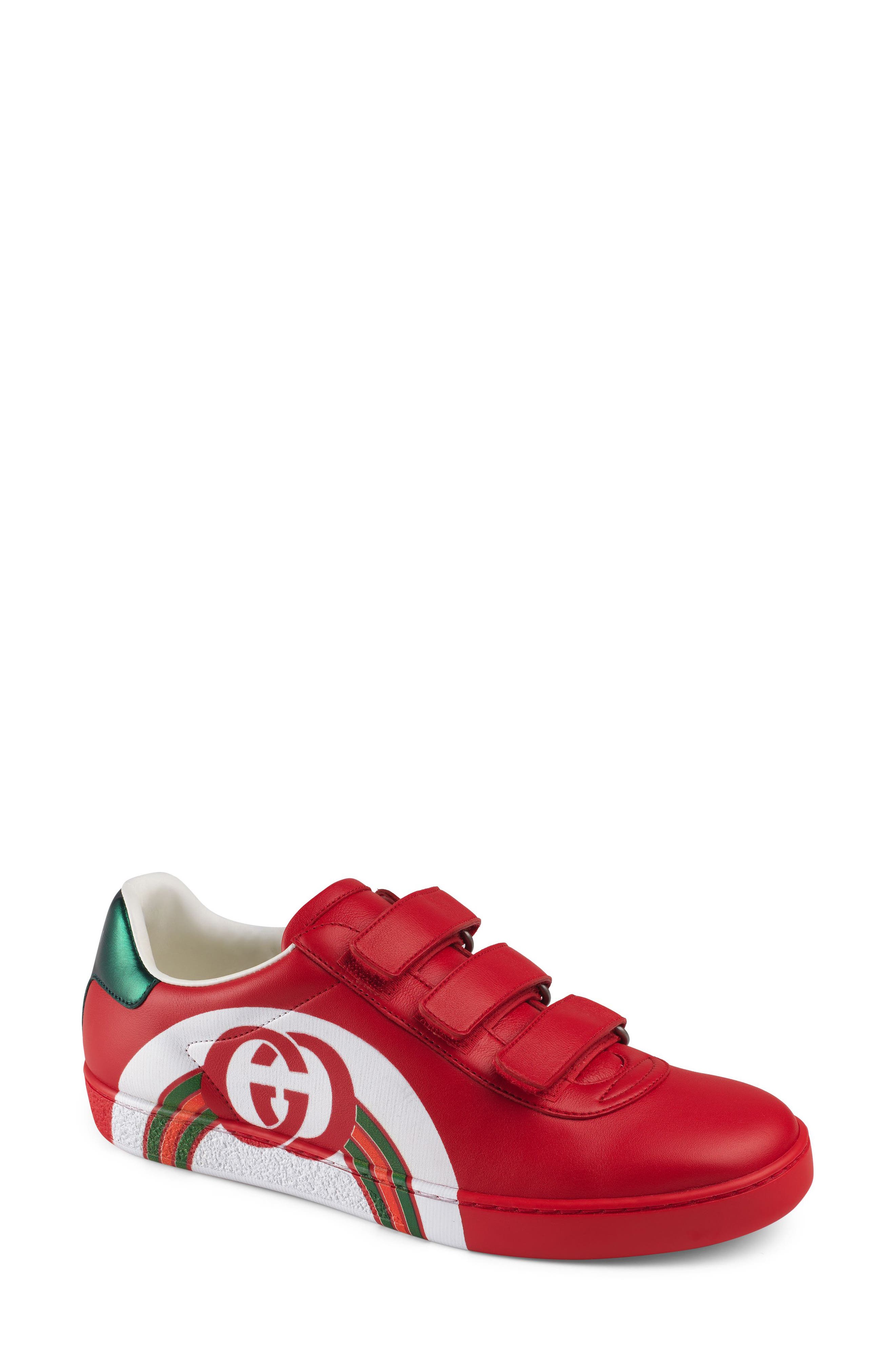 New Ace Sneaker, Main, color, RED