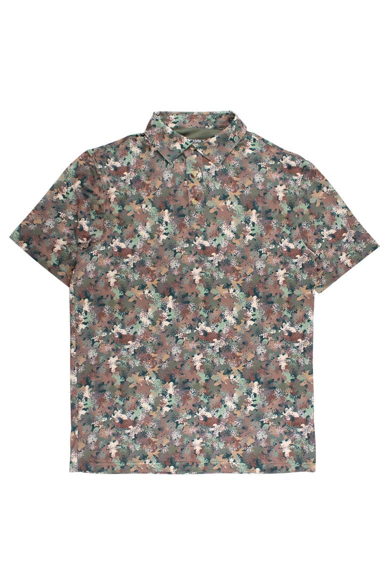 Knit Short Sleeve Performance Polo, Main, color, Classic Camo