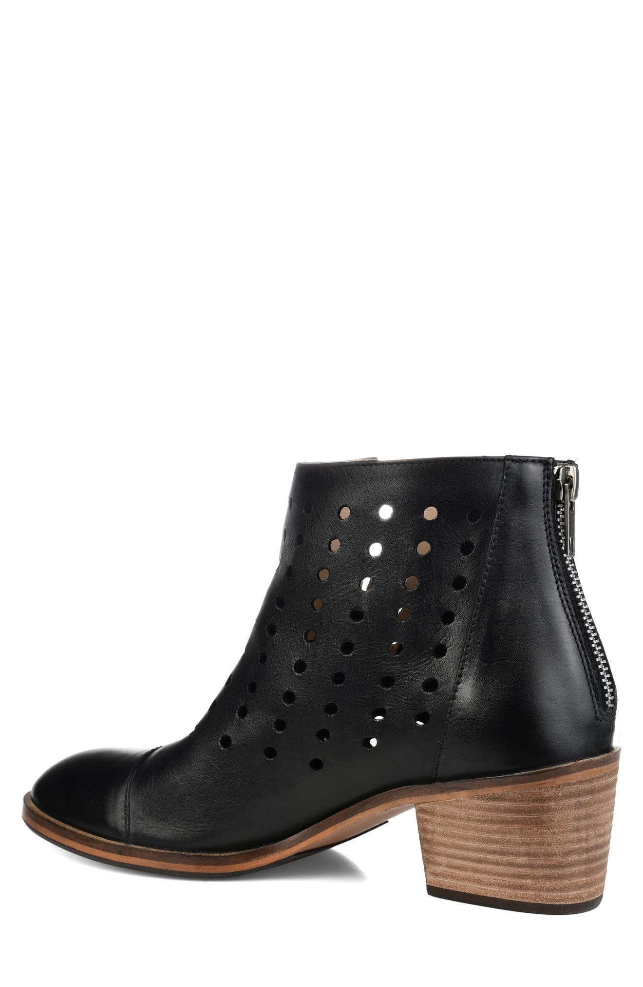 Journee Collection JOURNEE Ulima Whip Stitch Perforated Bootie (Women ...