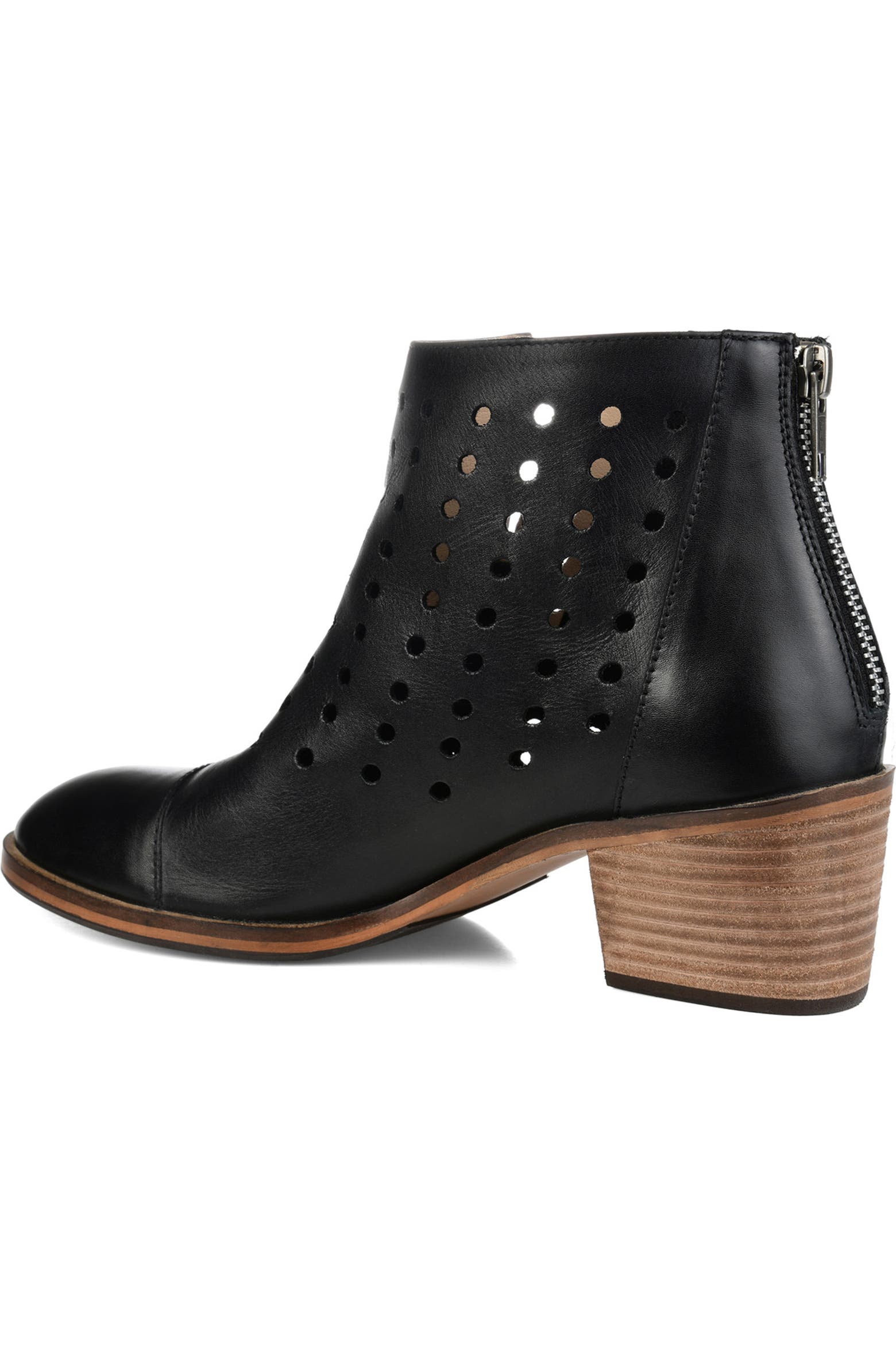 Whip Rack Journee Collection JOURNEE Ulima Whip Stitch Perforated Bootie (Women ...