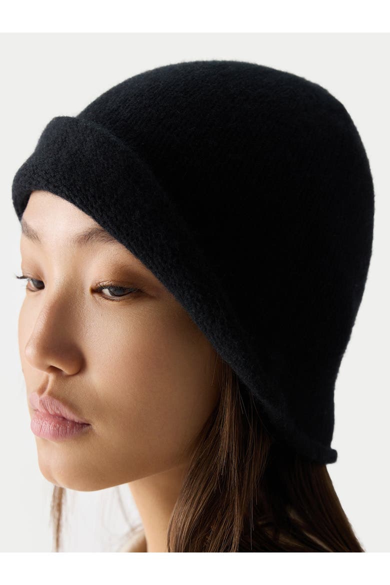 Elegant Felted Bucket Hat, Alternate, color, black