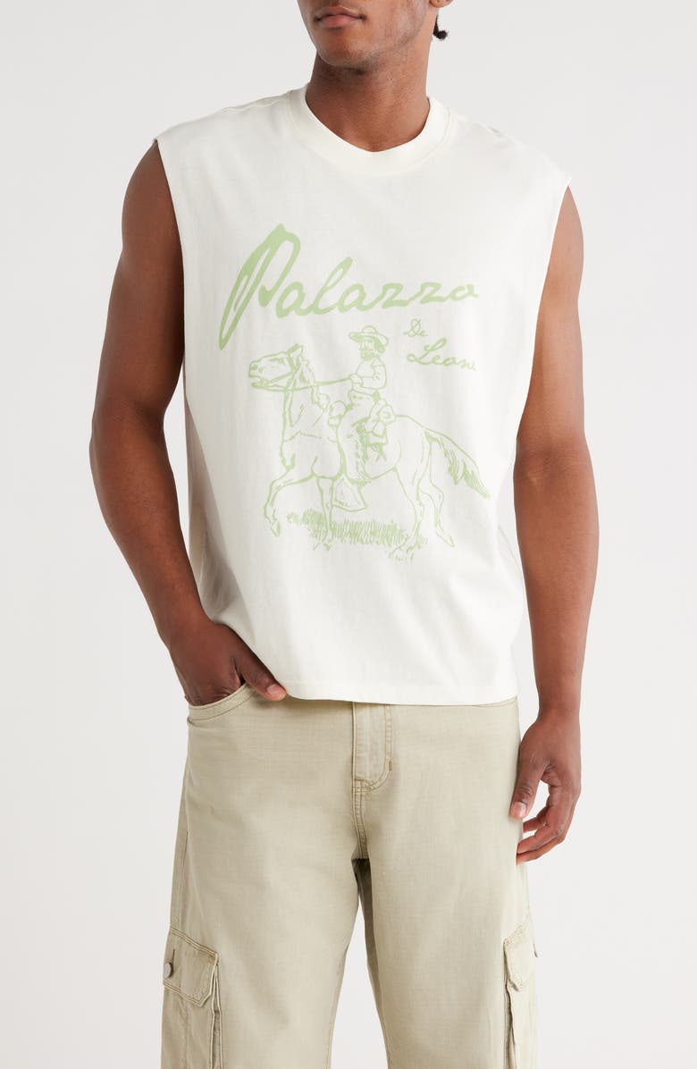 PacSun Palazzo de Leone Graphic Muscle Tank, Main, color, 