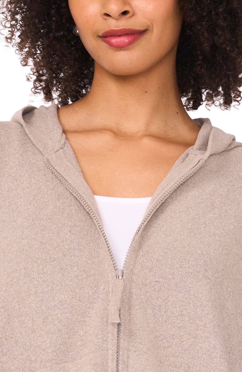 Halogen<sup>®</sup> Rib Knit Hoodie, Alternate, color, Hemp