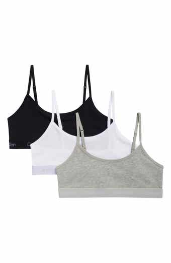 Kids' Assorted 3-Pack Stretch Cotton Bralettes