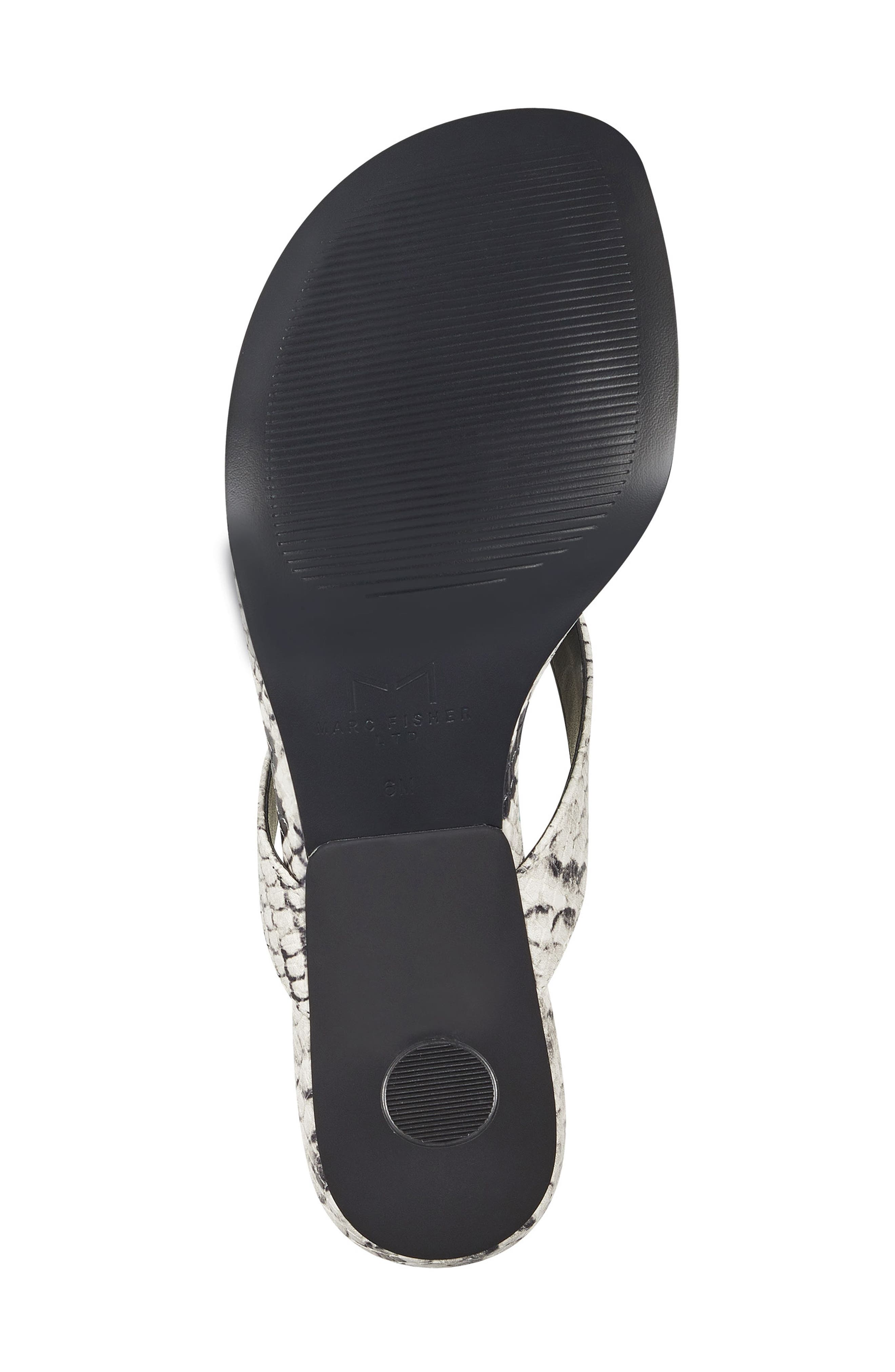 Dahila Flip Flop, Alternate, color, GREY SNAKE PRINT LEATHER