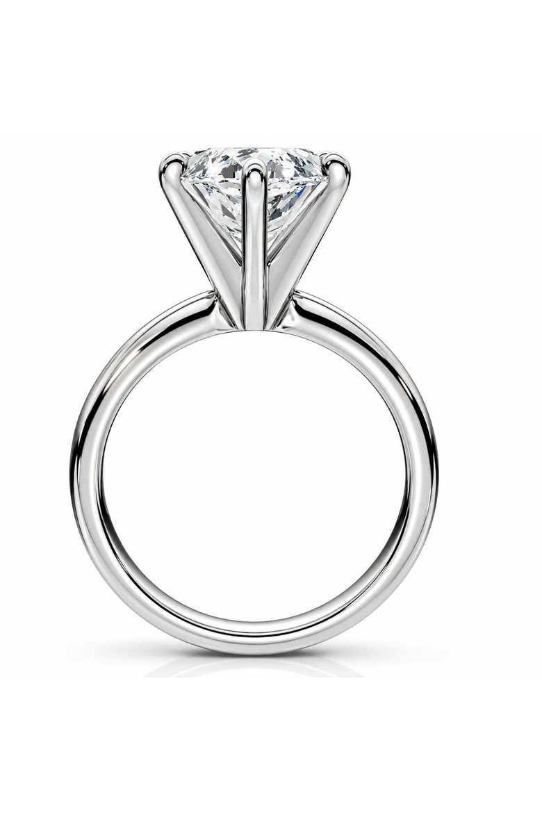 Certified 6Ct Marquise Solitaire Diamond Engagement Ring 14k Gold Lab Grown, Alternate, color, 14k White Gold