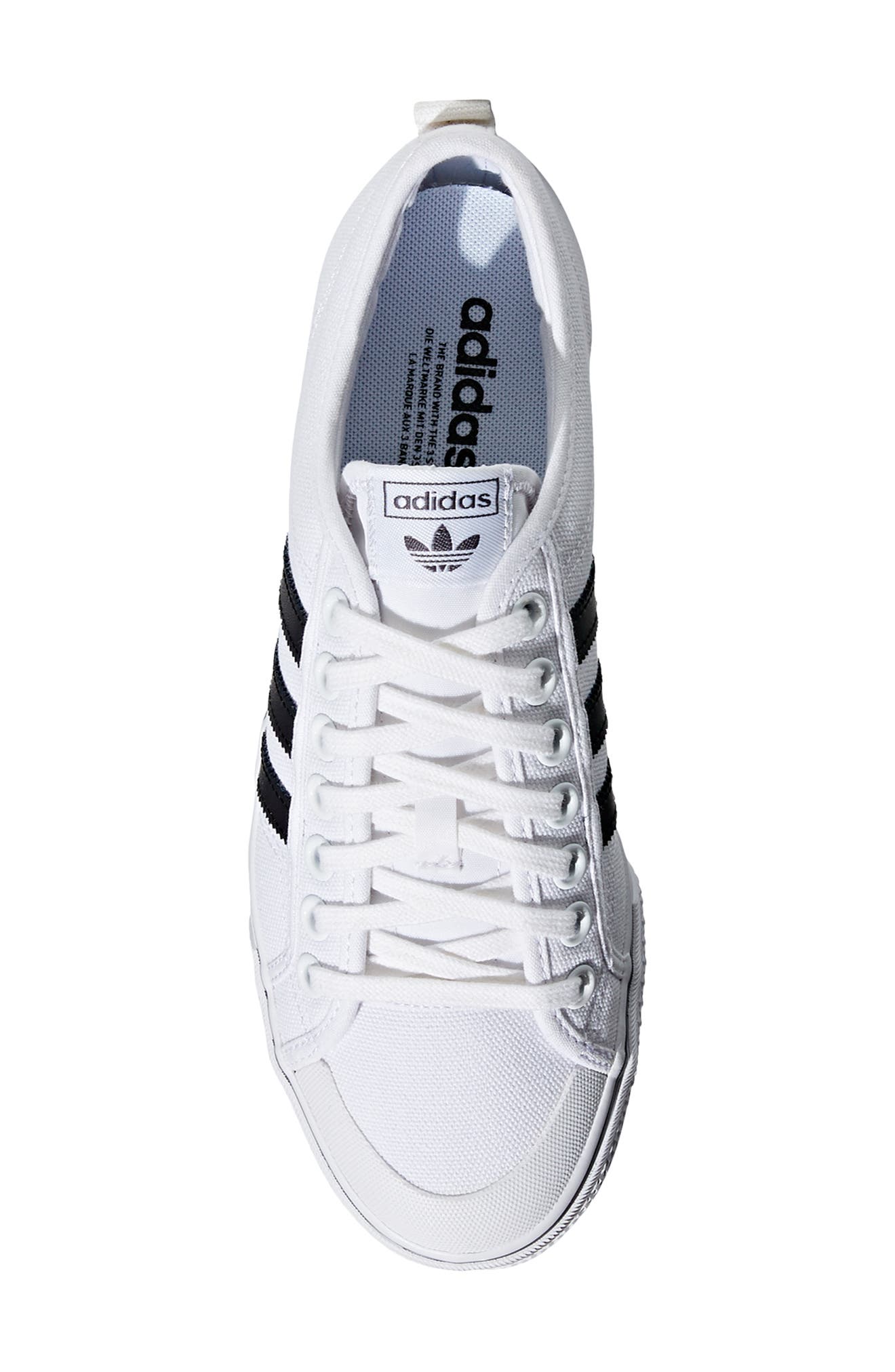 Nizza Sneaker, Alternate, color, WHITE/ CORE BLACK