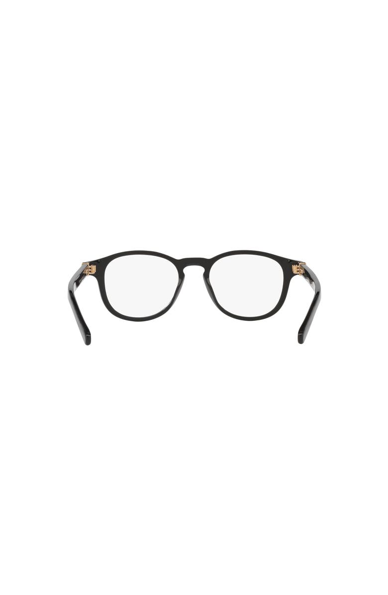 Gucci 49mm Round optical glasses, Alternate, color, Black