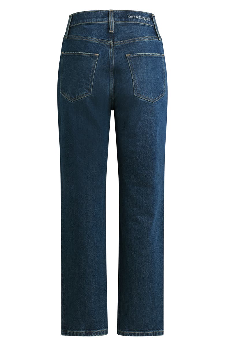 Favorite Daughter The Valentina High Waist Ankle Straight Leg Jeans, Alternate, color, Cambridge