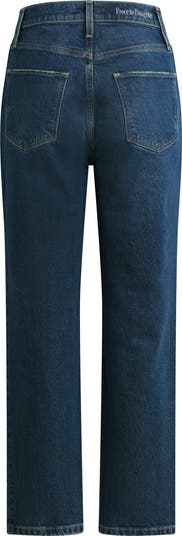 The Valentina High Waist Ankle Straight Leg Jeans