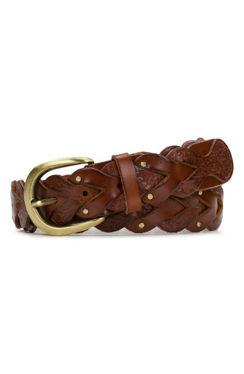 Sassetta Woven Leather Belt