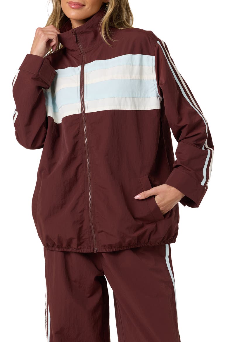 Blaine Full Zip Jacket, Main, color, CHOCOLATE