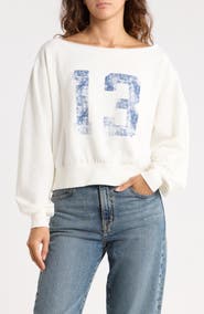 Abound Loved Fleece Off the Shoulder Sweatshirt