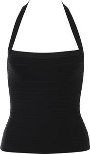 HOUSE OF CB The Silhouette Bandage Halter Top