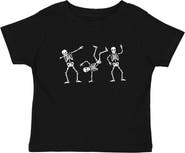 Sweet Wink Glow In The Dark Silly Skelly Halloween Short Sleeve T-Shirt