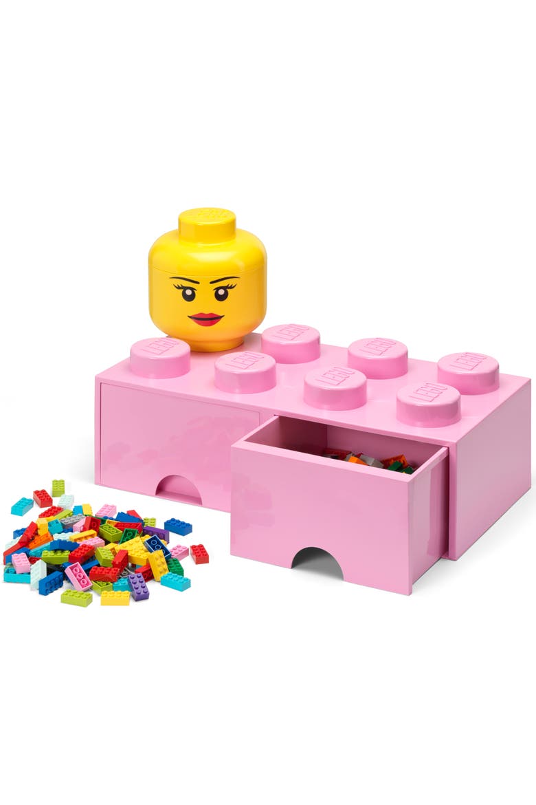 Storage Head Small Girl, Ages 3+, Alternate, color, Yellow