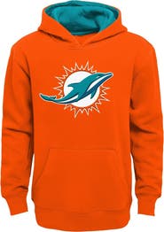 Outerstuff Youth Orange Miami Dolphins Prime Pullover Hoodie