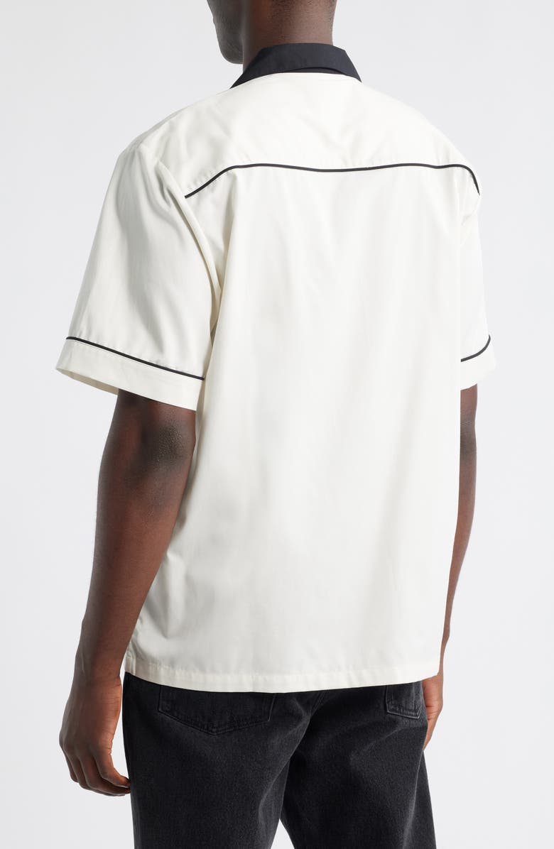 Carhartt Work In Progress Bowling Shirt, Alternate, color, Wax / Black