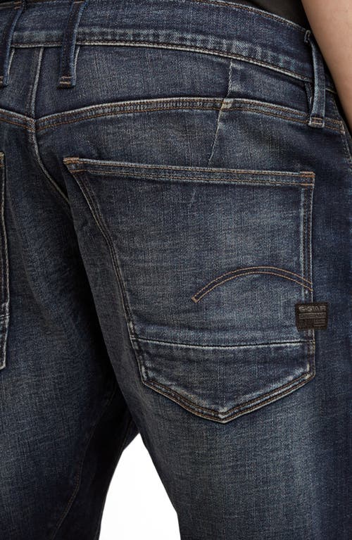 G-star Moto Cross 3d Slim Fit Jeans In Worn In Mtns Desert Destroyed