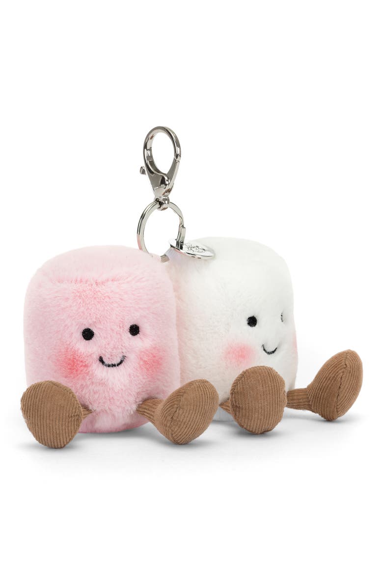 Amuseable Pair Of Marshmallows Bag Charm, Main, color, MULTI