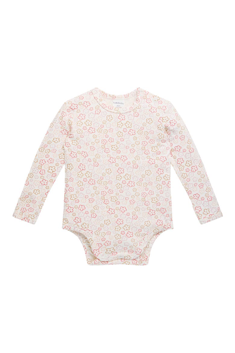 Comfy Long Sleeve Bodysuit, Main, color, SPRING BLOSSOM