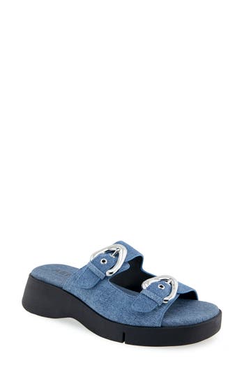 AEROSOLES AEROSOLES FAITH FLATFORM SLIDE SANDAL