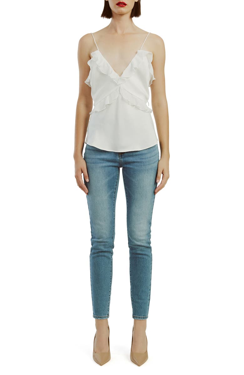 Bardot Marsella Ruffle Camisole, Alternate, color, 