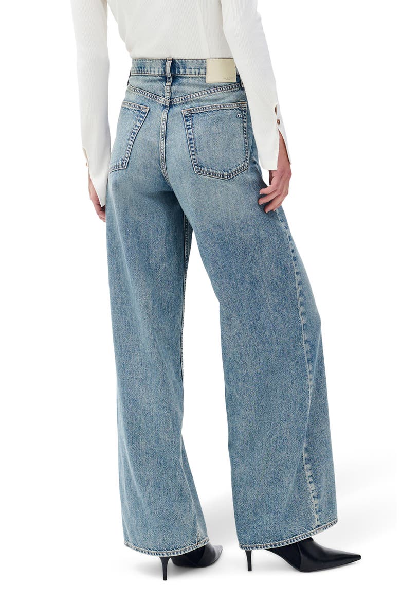 Featherweight Sofie High Waist Wide Leg Jeans, Alternate, color, THEO
