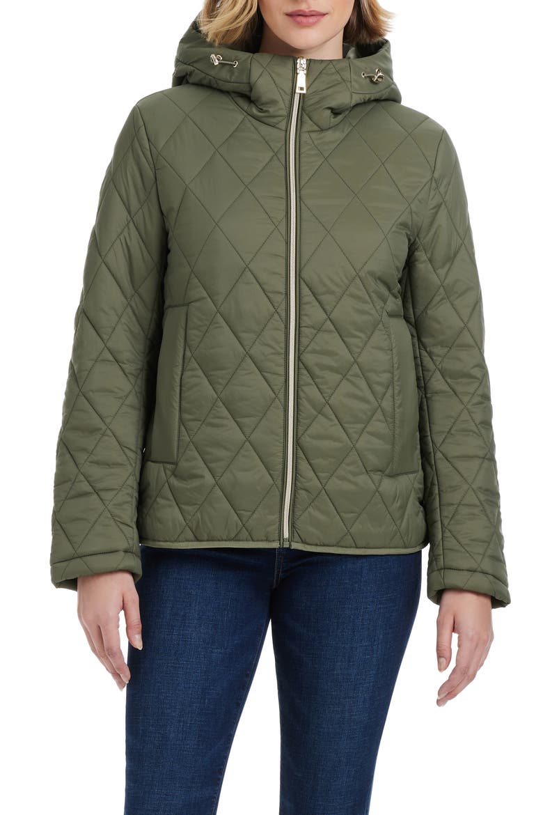 Water Resistant Hooded Quilted Jacket (Women) | Nordstromrack