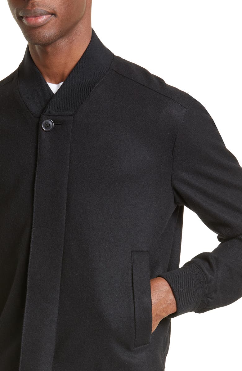 ZEGNA Water Repellent Elements Oasi Cashmere Bomber Jacket, Alternate, color,