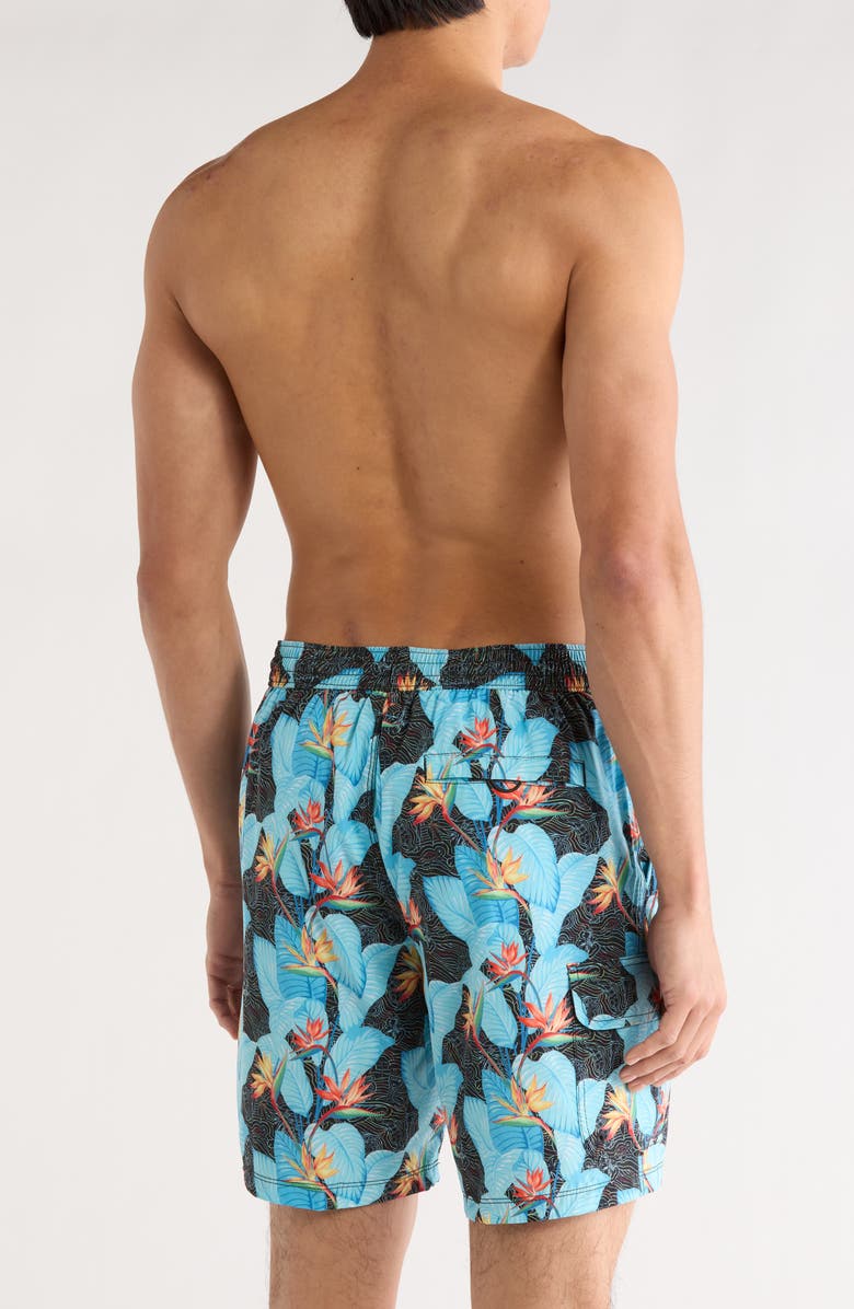 Tommy Bahama Baja Hidden Gems 8-Inch Board Shorts, Alternate, color, Deep Space