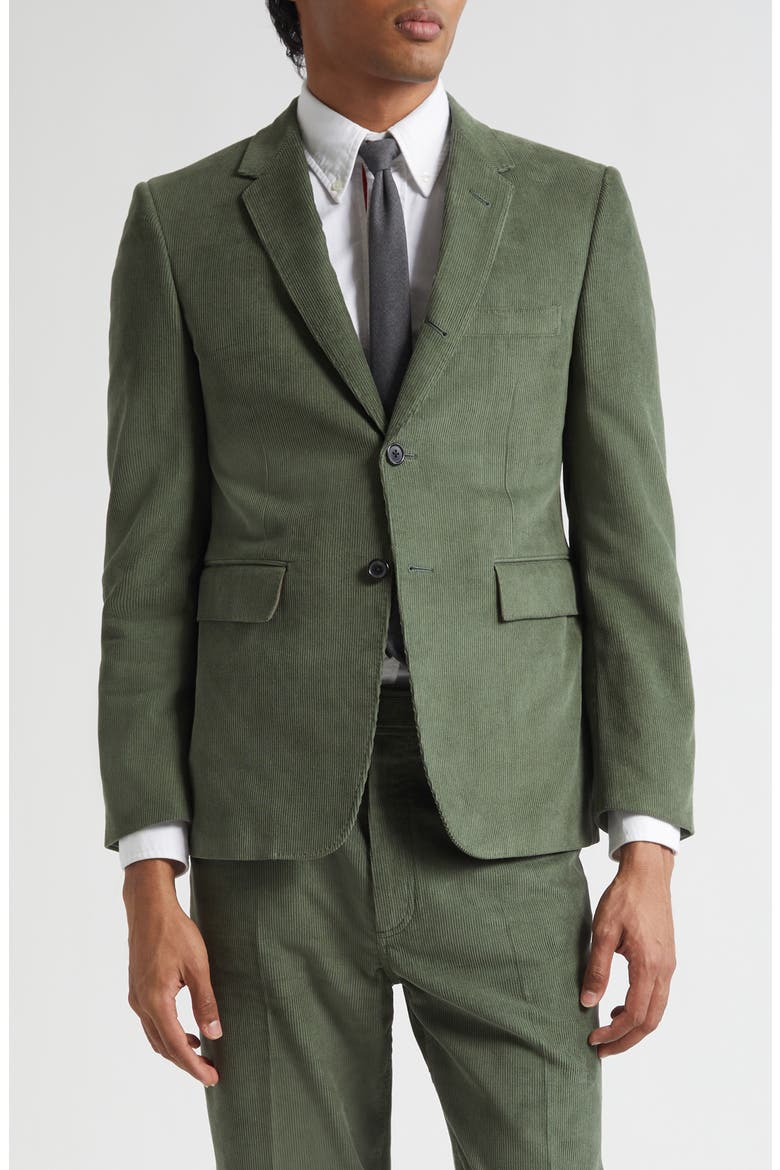 Fit 1 Classic Corduroy Sport Coat, Main, color, LIGHT GREEN