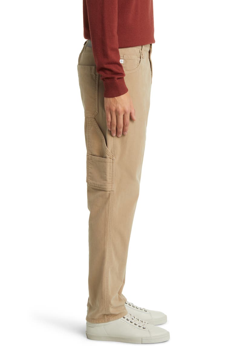 Wells Tapered Moleskin Carpenter Pants, Alternate, color, BARLEY HARVEST