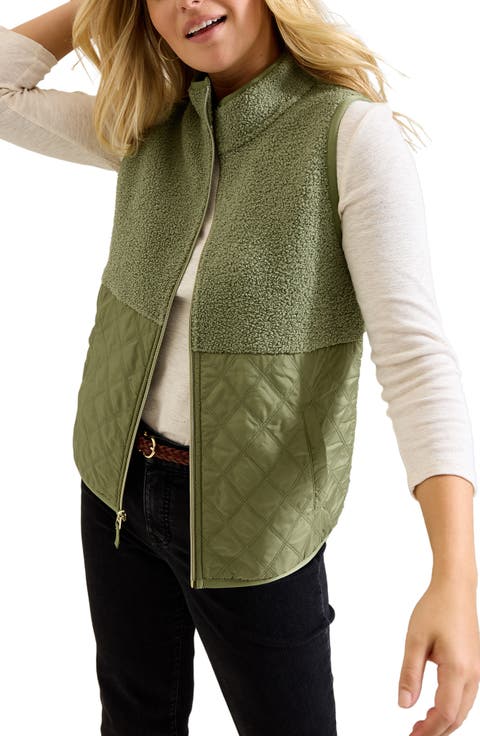 Mixed Media Quilted Vest