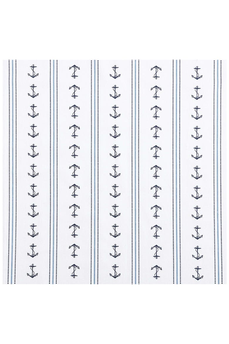 Anchor Lines 200 Thread Count Sheet Set, Alternate, color, DARK BLUE