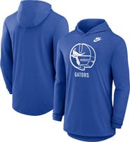 Nike Men's Nike Royal Florida Gators Legacy Tri-Blend Dri-FIT Long Sleeve Hoodie T-Shirt