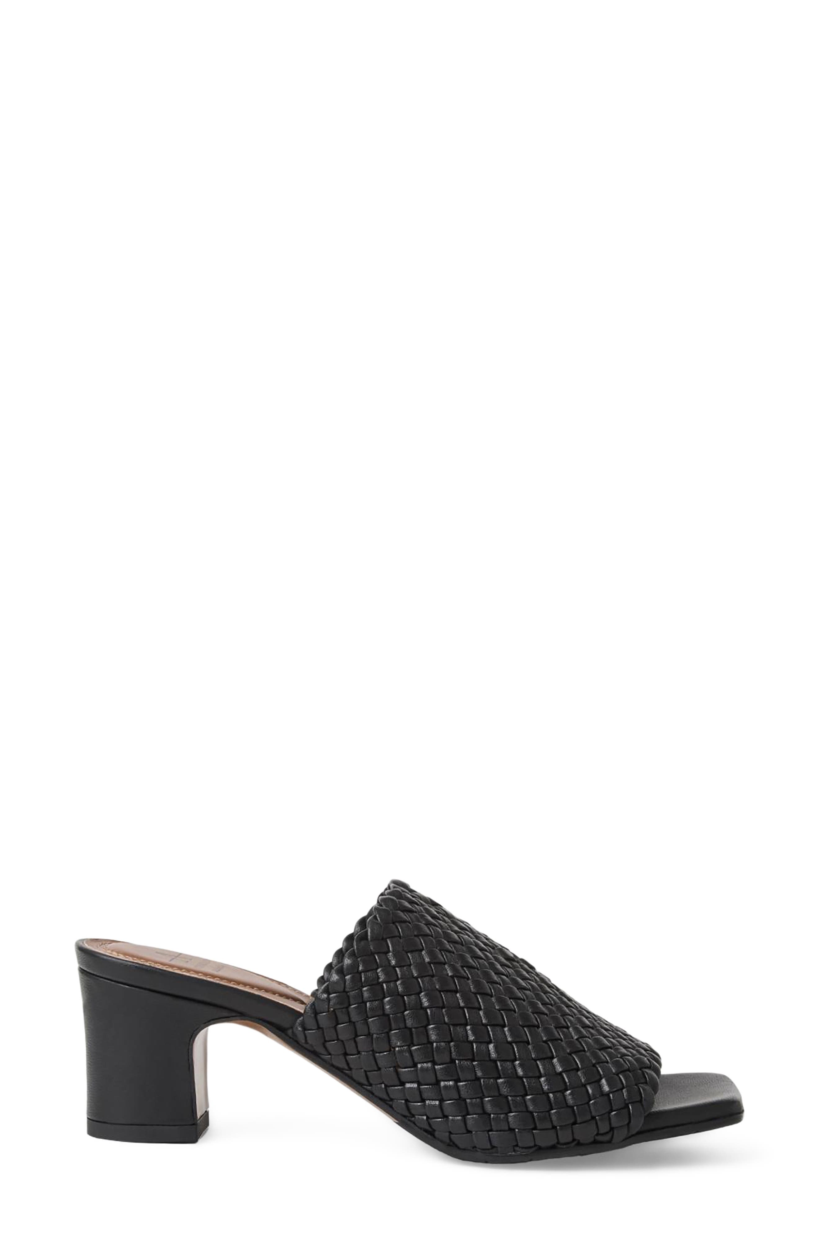 Aquatalia Laquila Slide Sandal, Alternate, color, Black Woven